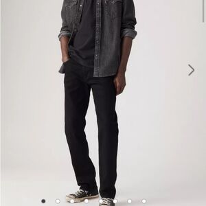 Levis 502 Black Denim Jeans Size 30